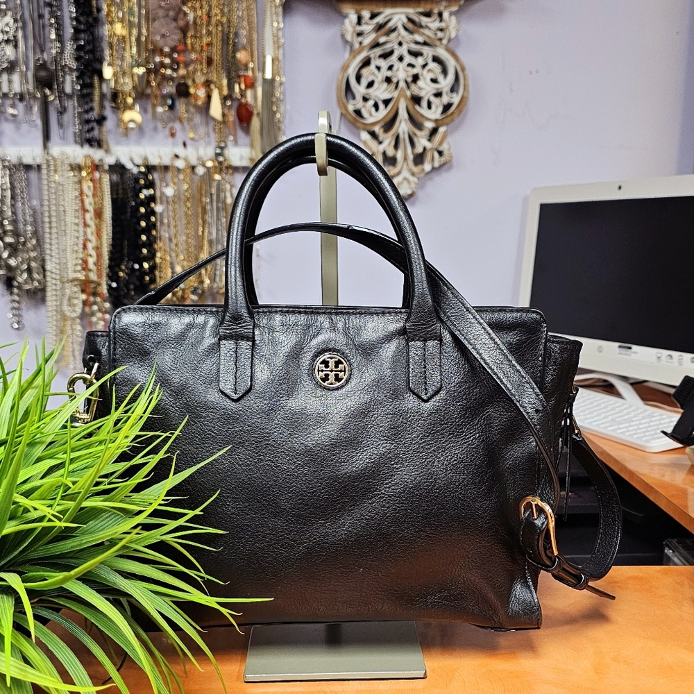 Tory Burch Black Leather Handbag